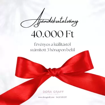 Ajándékutalvány 40.000 Ft értékben